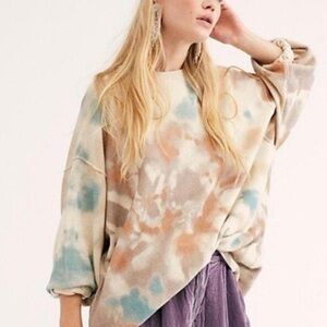 Free People Multicolor Turtleneck Sweater